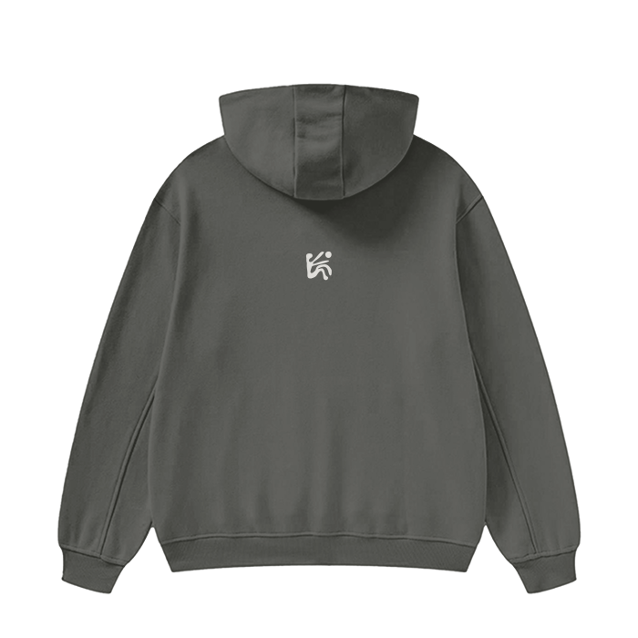PIONEER SERIES High Neck Insulated FOG Solid Color Fleece Hoodie